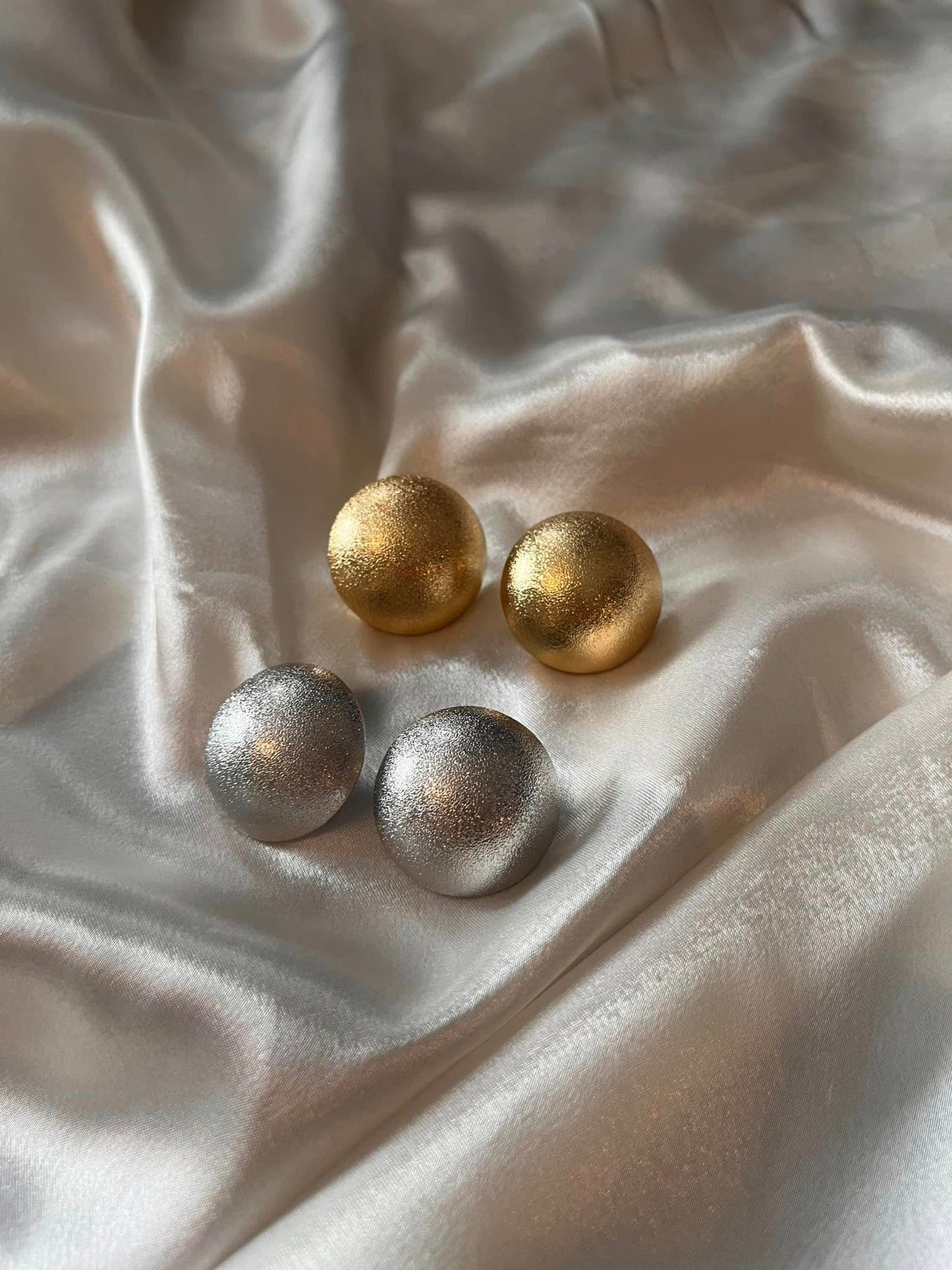 'Circle' Steel Stud Earrings