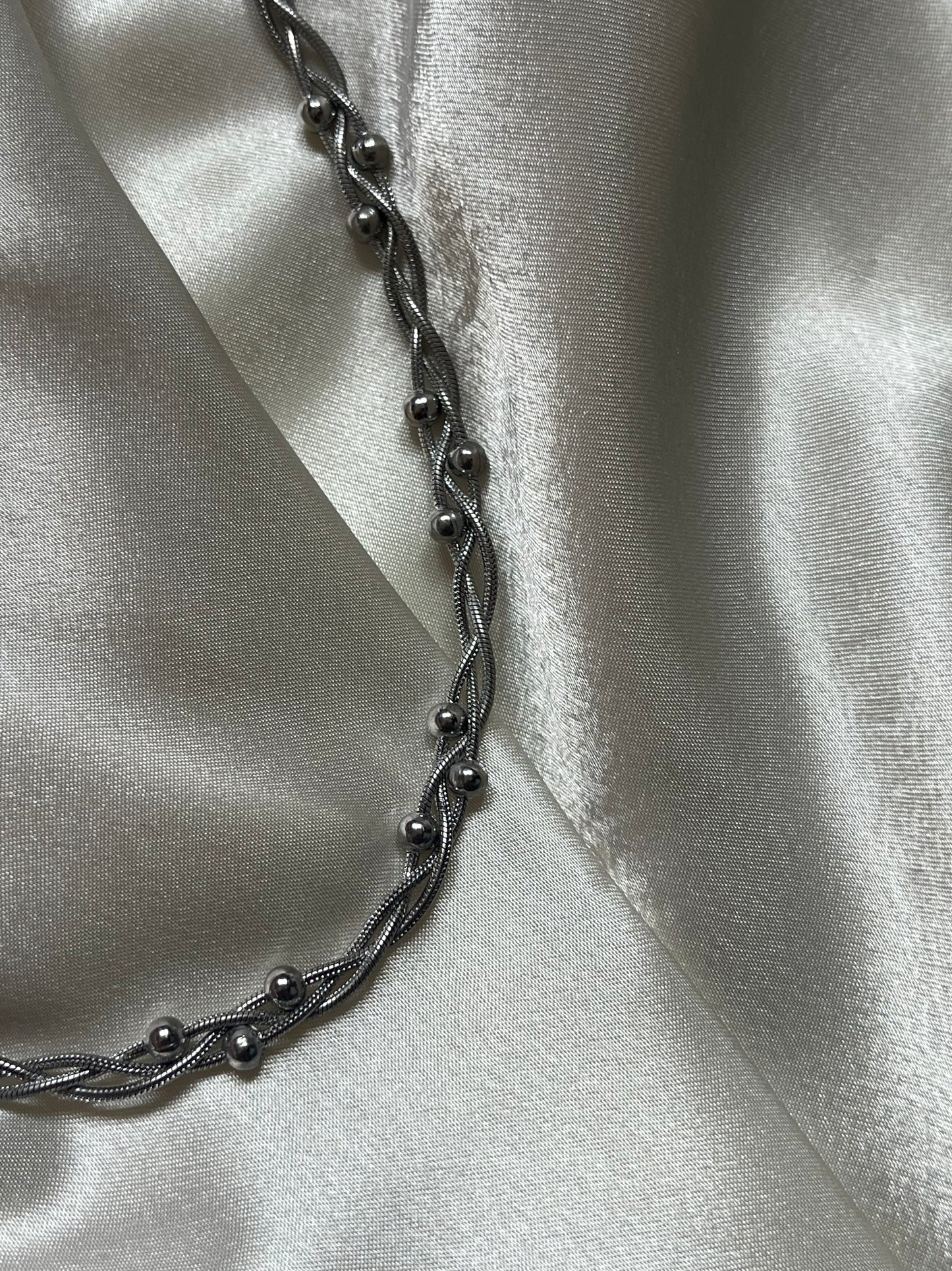 'Tangled' Steel Chain Necklace