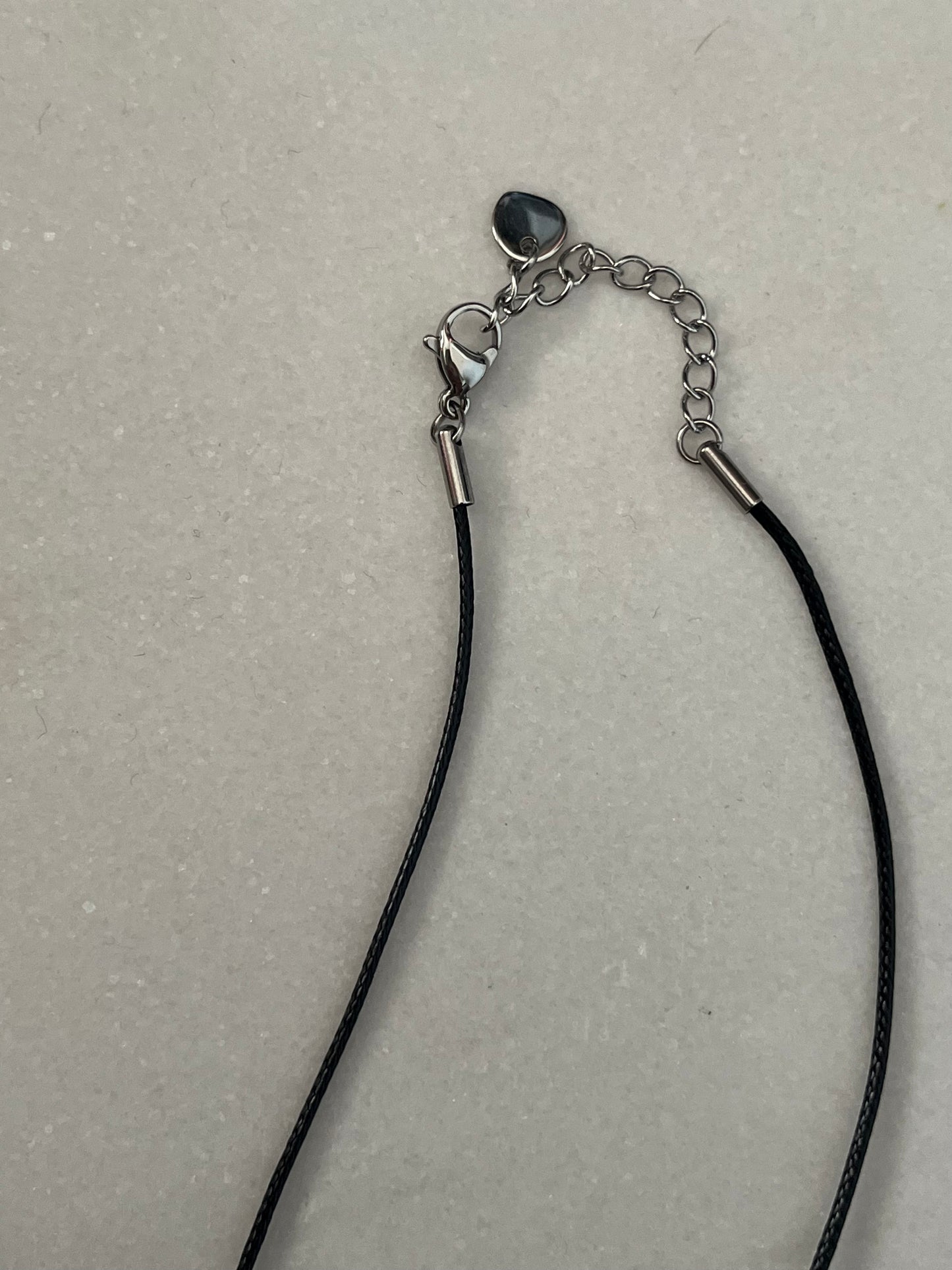 'Drop' Steel Cord Necklace