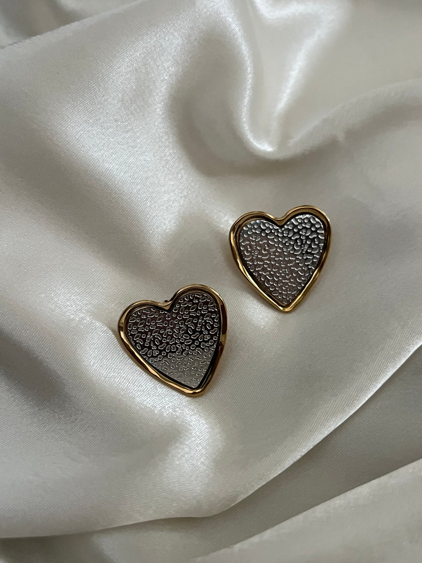 'Love Knot' Steel Stud Earrings