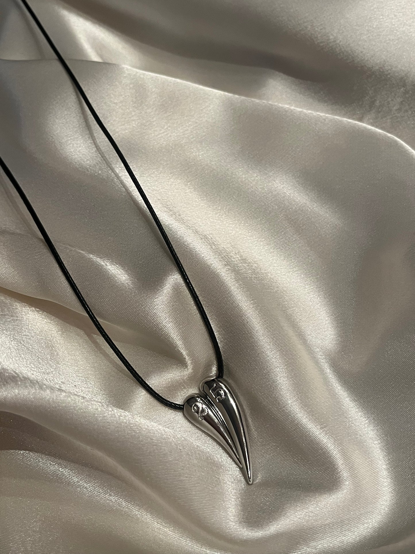 'Calendar' Steel Necklace with Cord