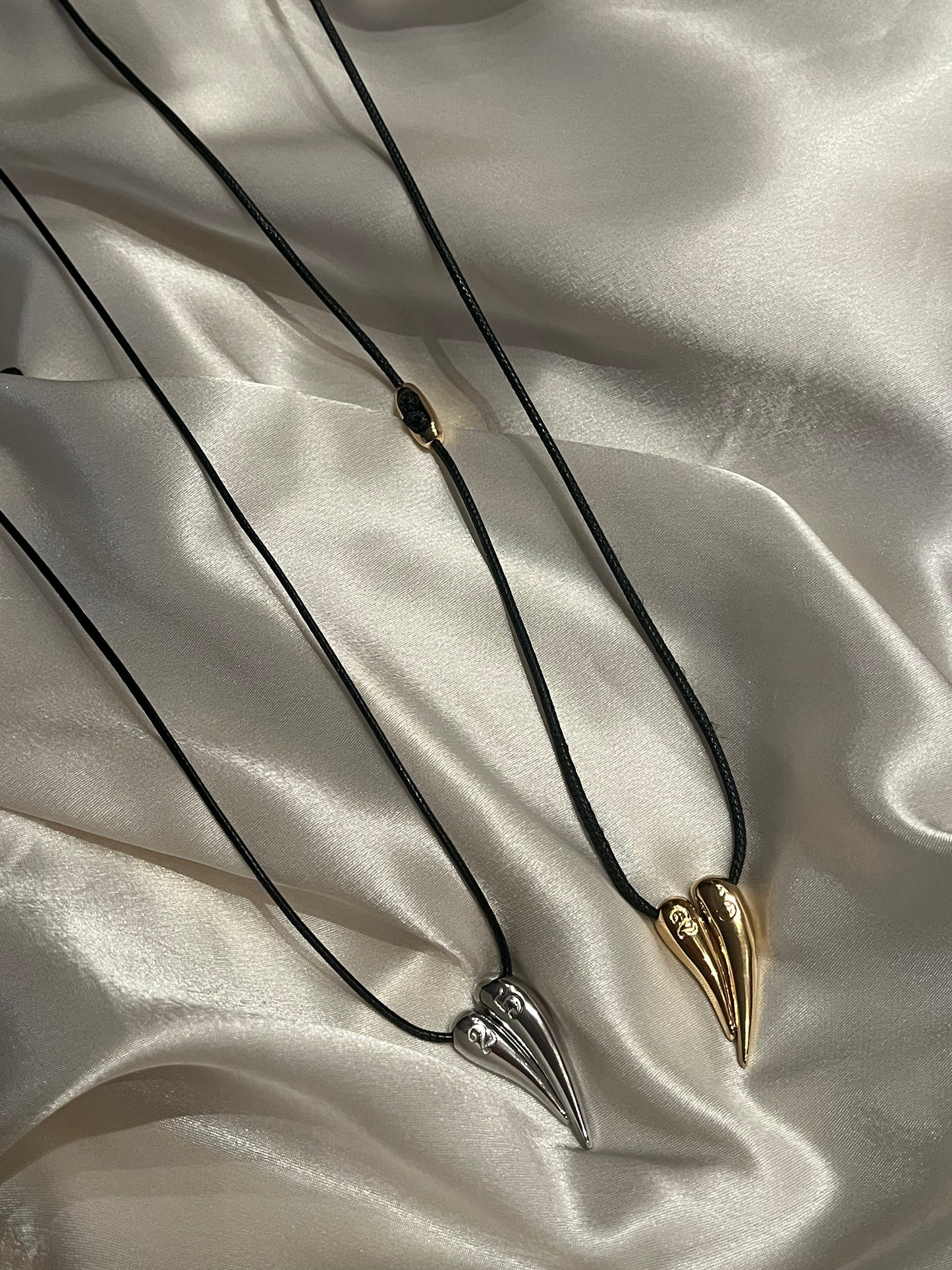 'Calendar' Steel Necklace with Cord