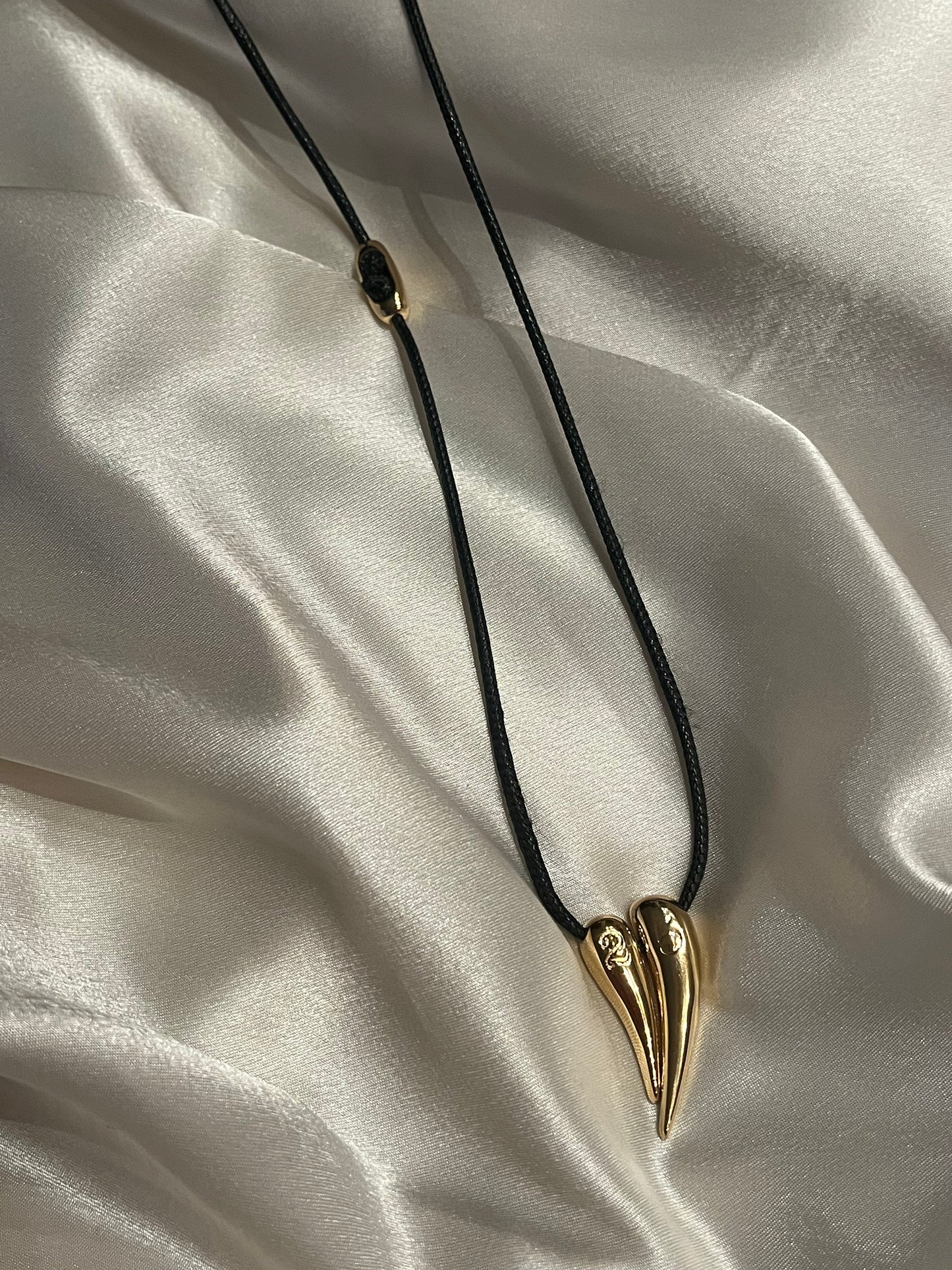 'Calendar' Steel Necklace with Cord