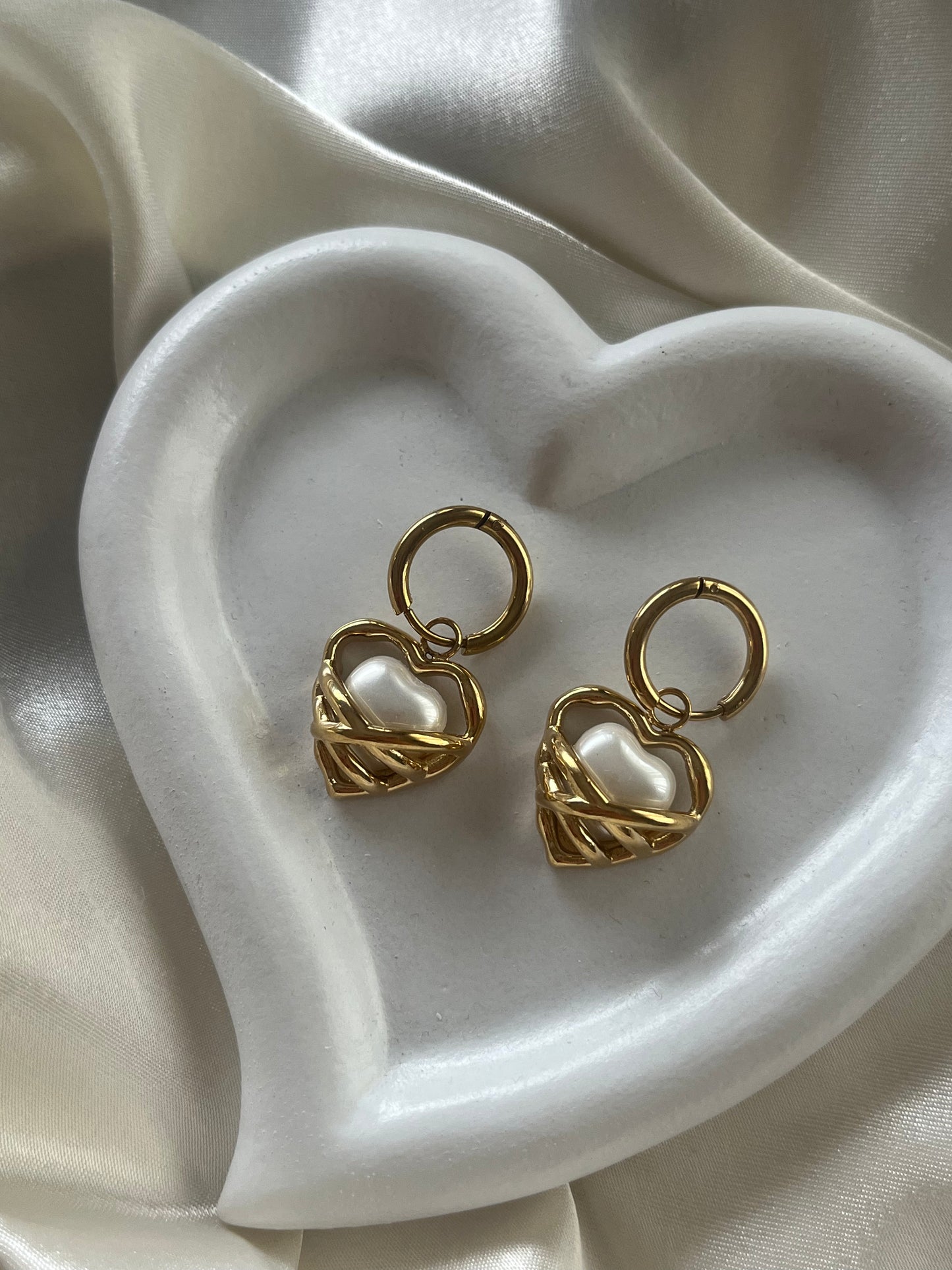 'Spellbound' Steel Hoop Earrings