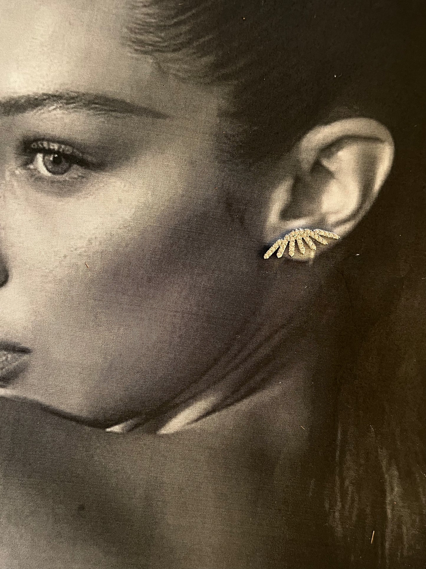 Σκουλαρίκια Ατσάλινα Καρφωτά με Ζιργκόν 'Kyra'