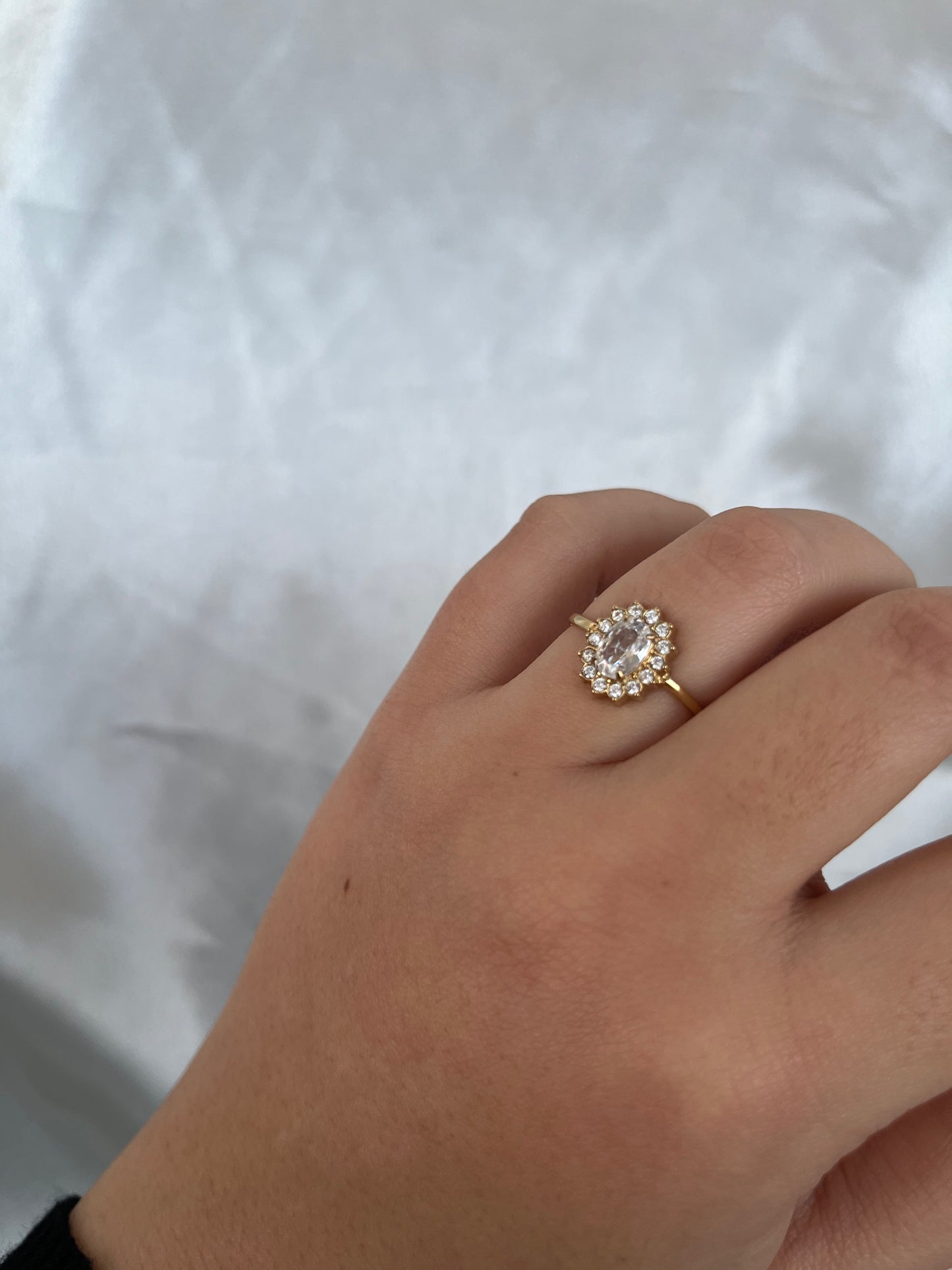 Δαχτυλίδι Ατσάλινο Μονόπετρο Ροζέτα με Ζιργκόν 'Marry Me'