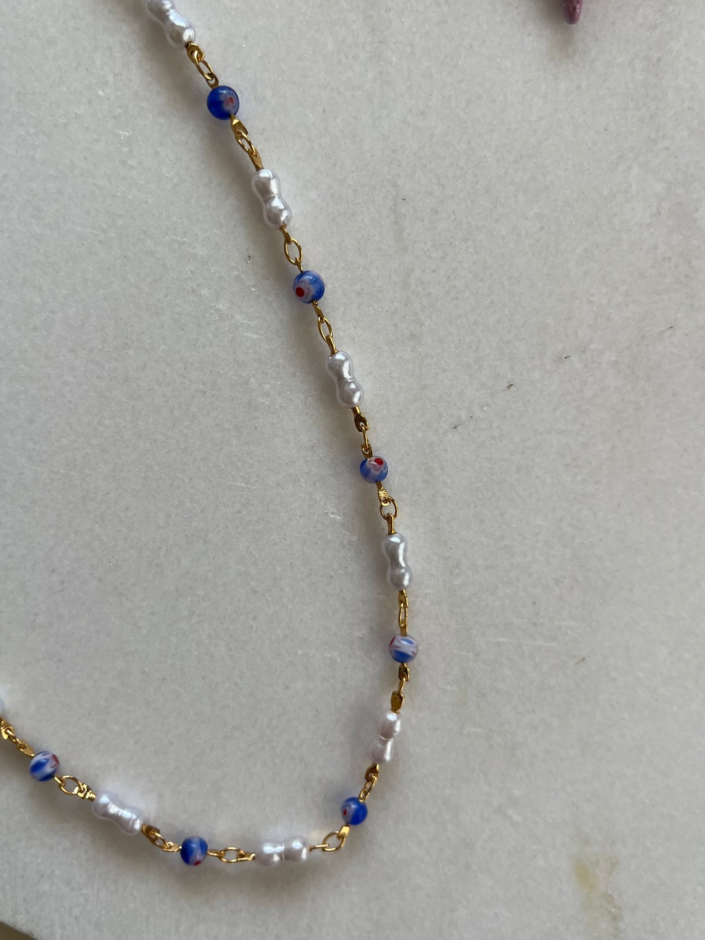 Κολιέ Ατσάλινο με Χάντρες 'Tamari Ball'