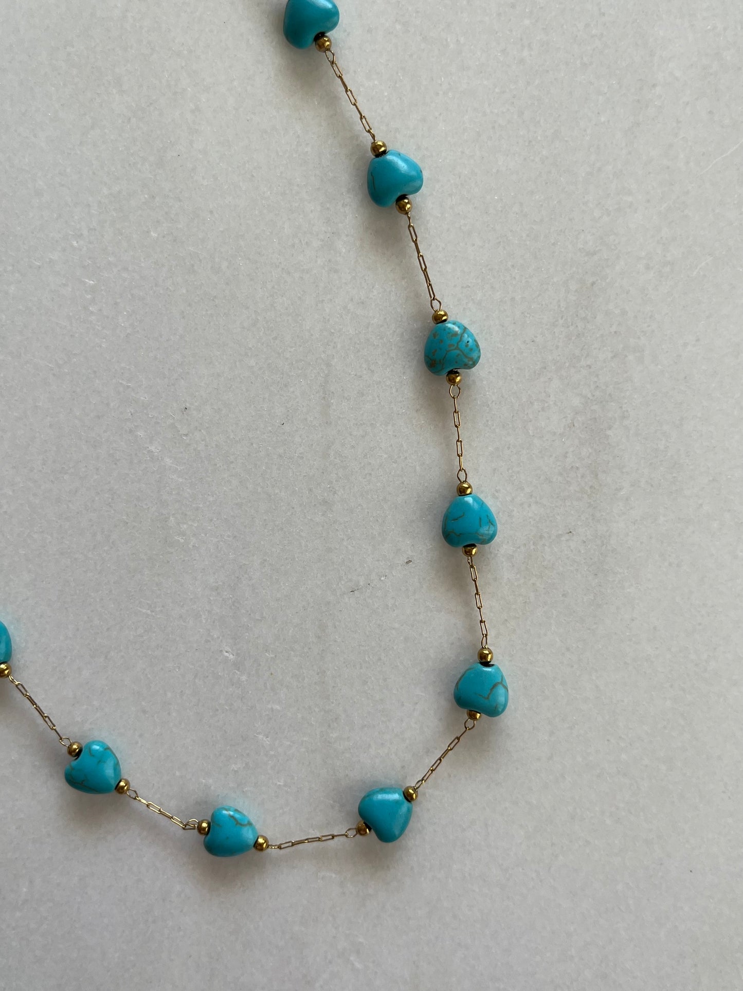 Κολιέ Ατσάλινο με Χάντρες 'Loveable'