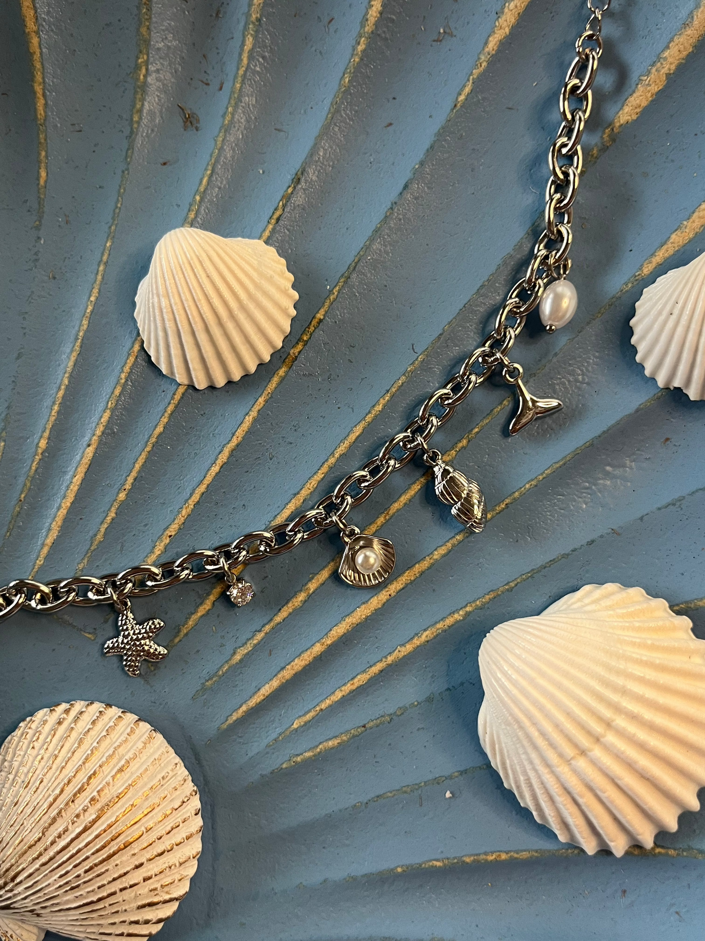 Βραχιόλι Ατσάλινο Αλυσίδα με Charms 'Paloma'