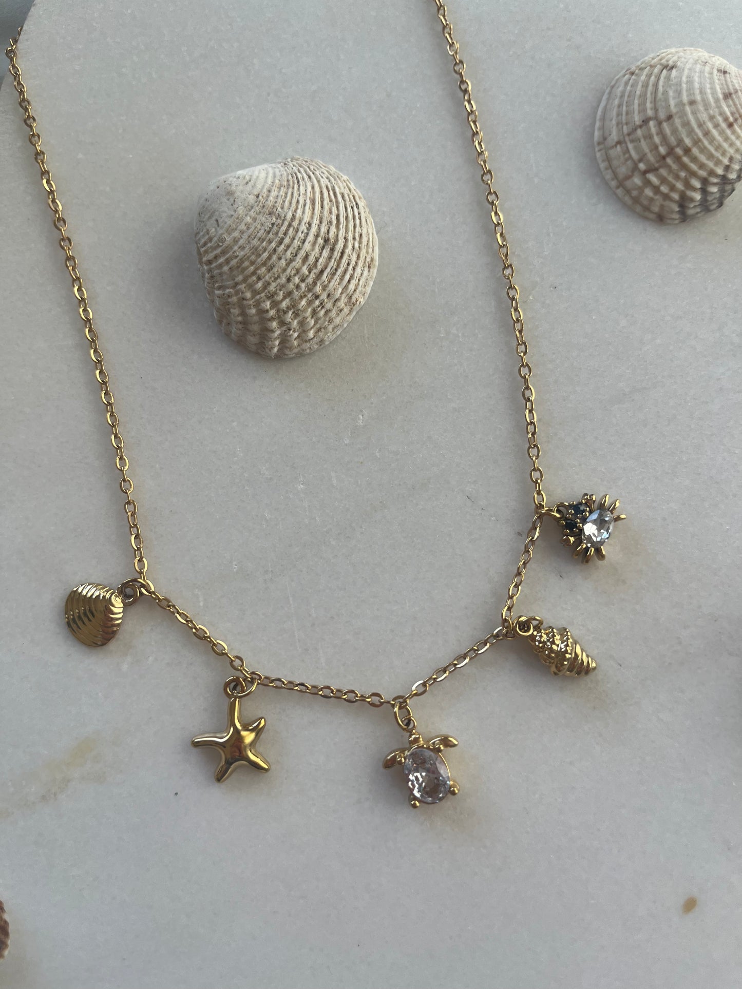 Charms Mira Mare â Stainless Steel Necklace with Zirconia