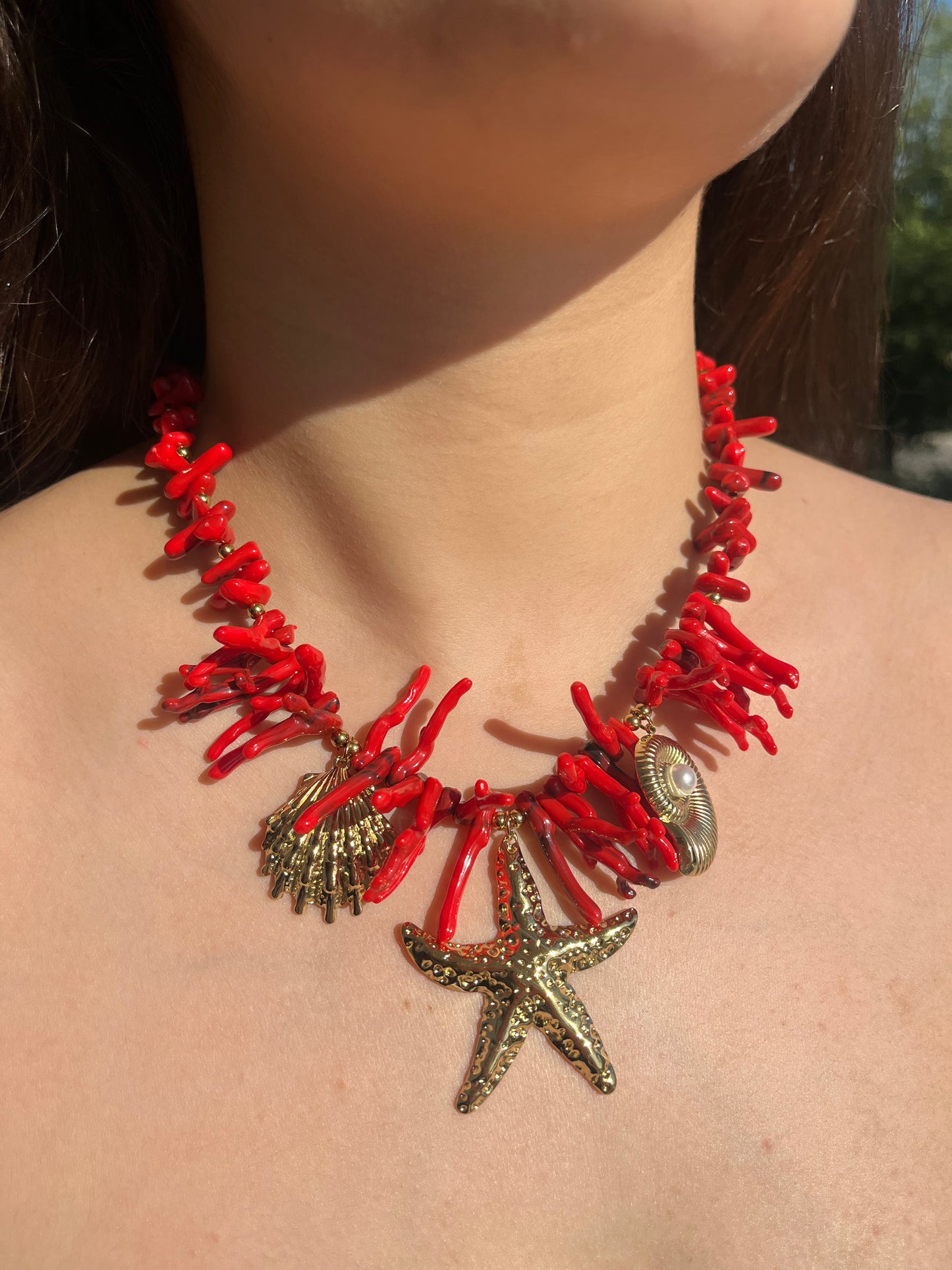 Statement Charms Etna – Χειροποίητο Ατσάλινο Καλοκαιρινό Κολιέ