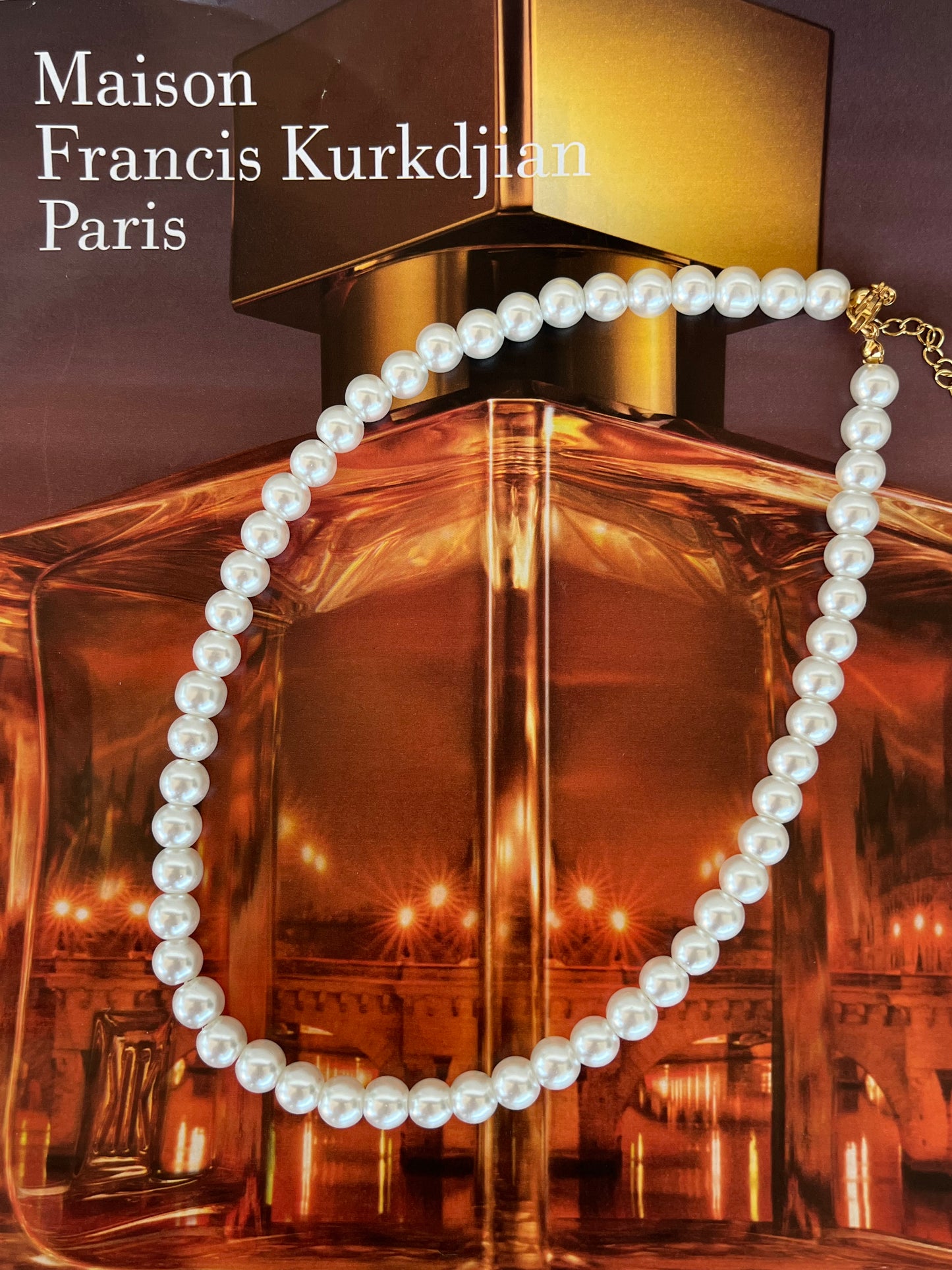Κολιέ Ατσάλινο Πέρλα 'Miss Pearl'