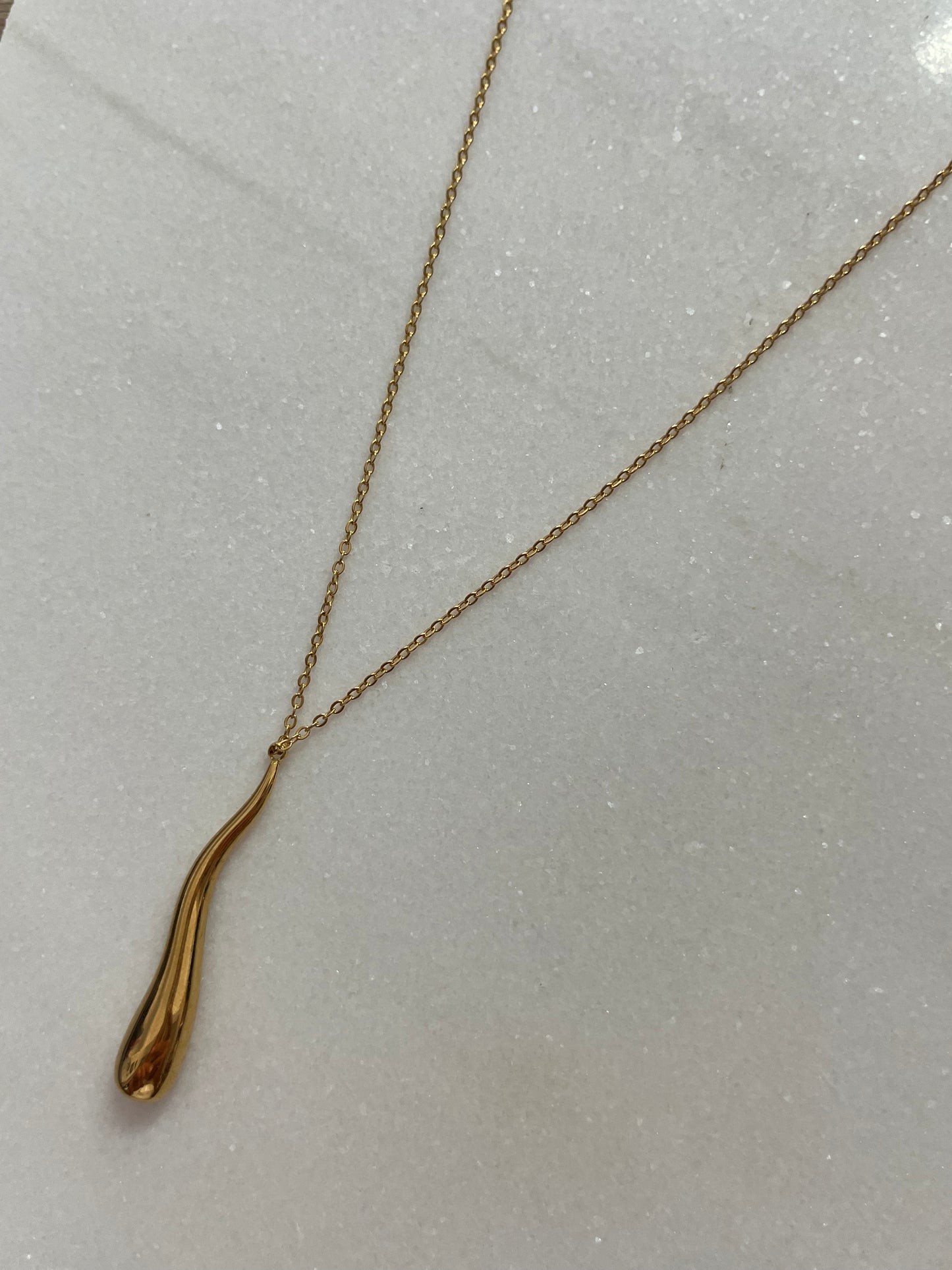 Steel Necklace 'Drop' Chain