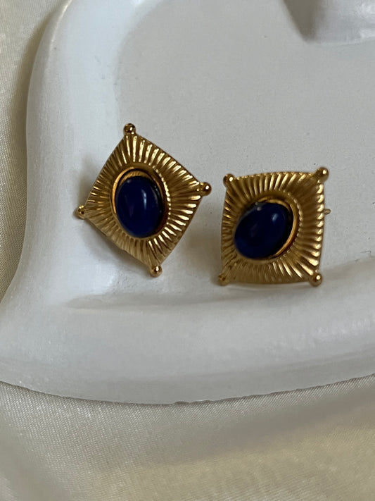 'Youthway' Steel Stud Earrings