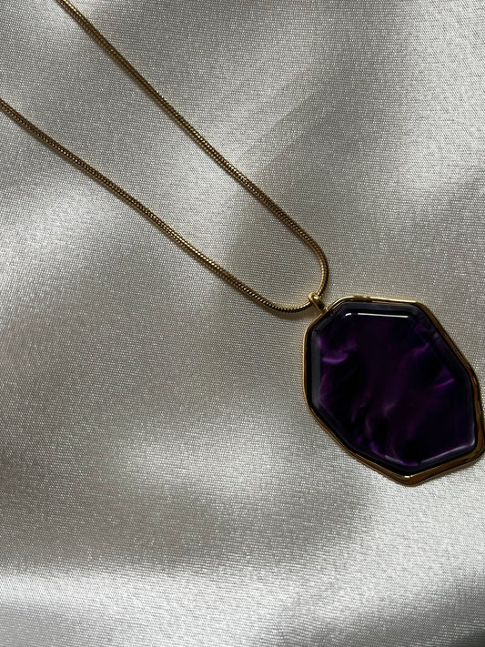 Steel Chain Necklace 'Scarab'