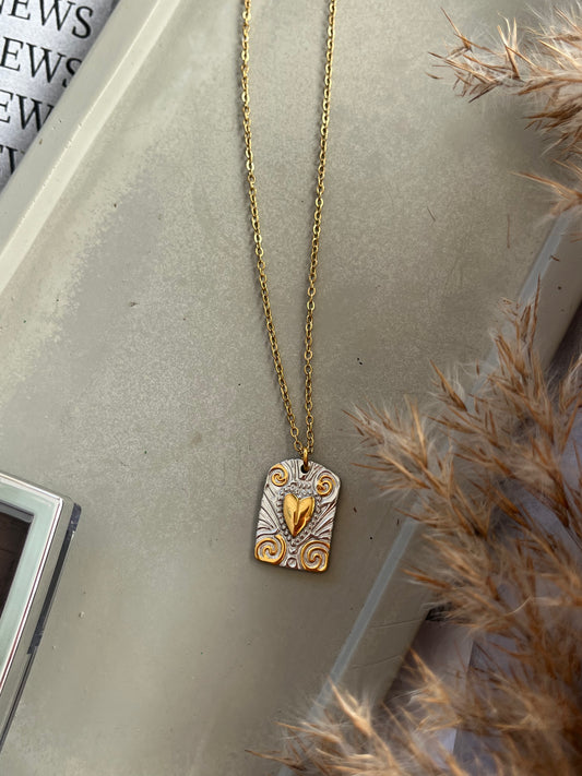 Κολιέ Ατσάλινο με Αλυσίδα 'Pandora Talisman'