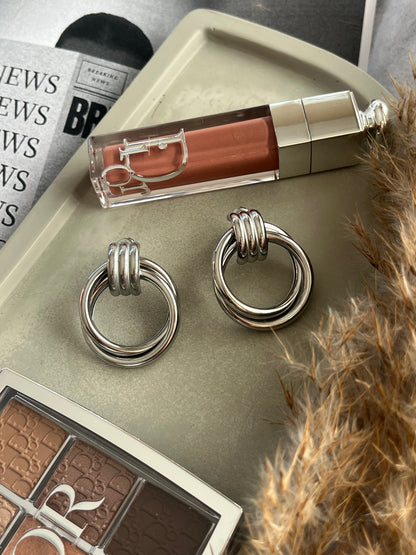 Σκουλαρίκια Ατσάλινα Καρφωτά Vintage 'Lydia'