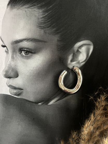 Σκουλαρίκια Ατσάλινα Καρφωτά 'Capri'