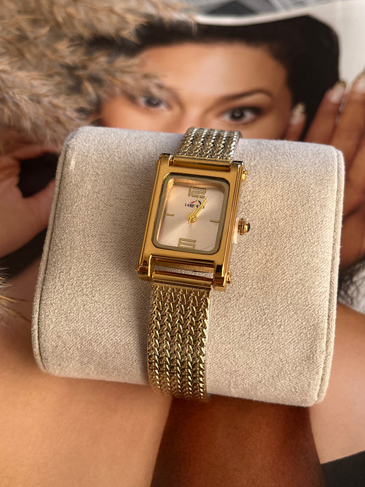 Γυναικείο Αδιάβροχο Ρολόι Ανοξείδωτο Ατσάλι με Vintage Design 'Luxury Quartz'