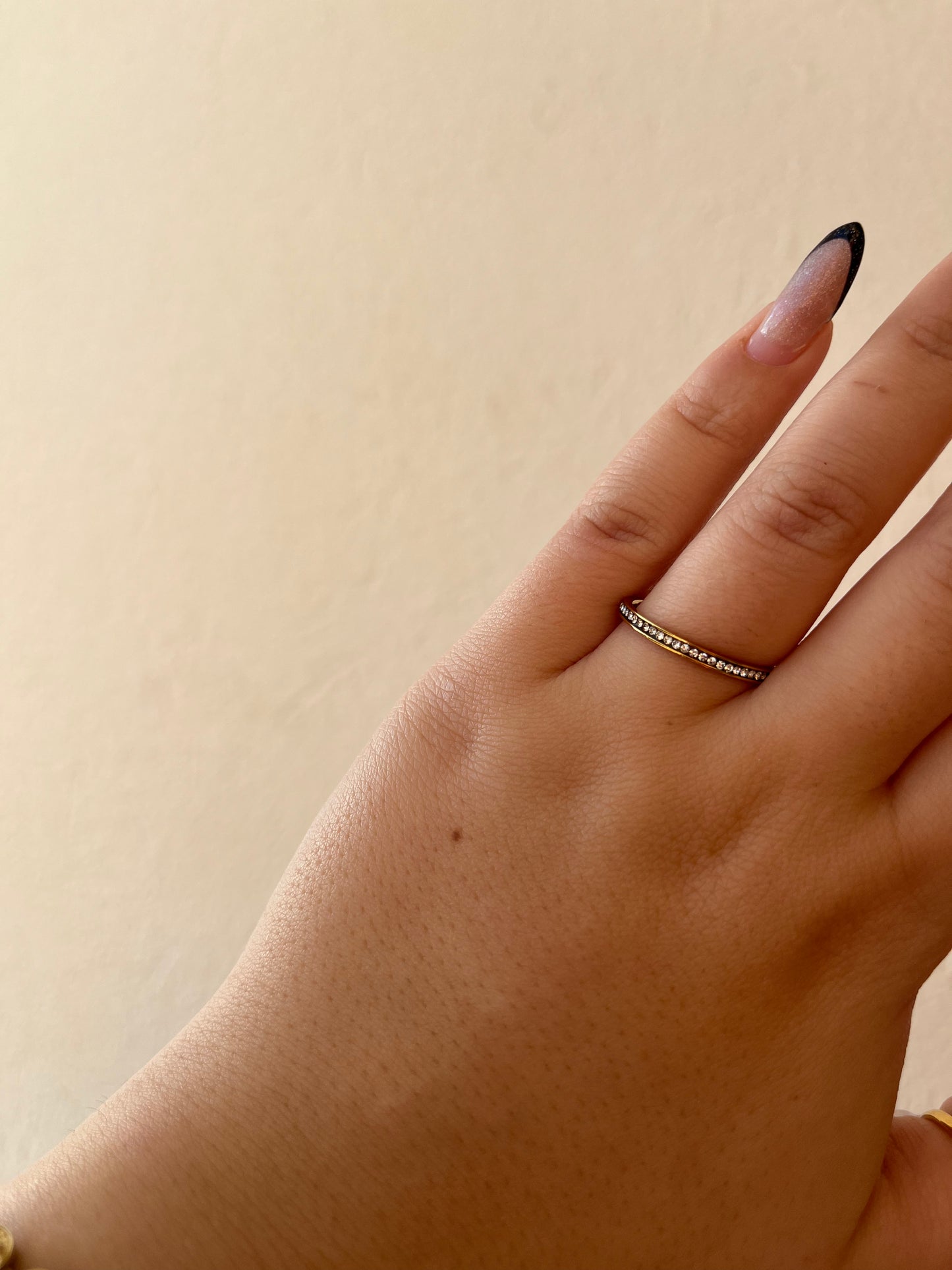 Δαχτυλίδι Ατσάλινο Βέρα με Ζιργκόν 'Vera'