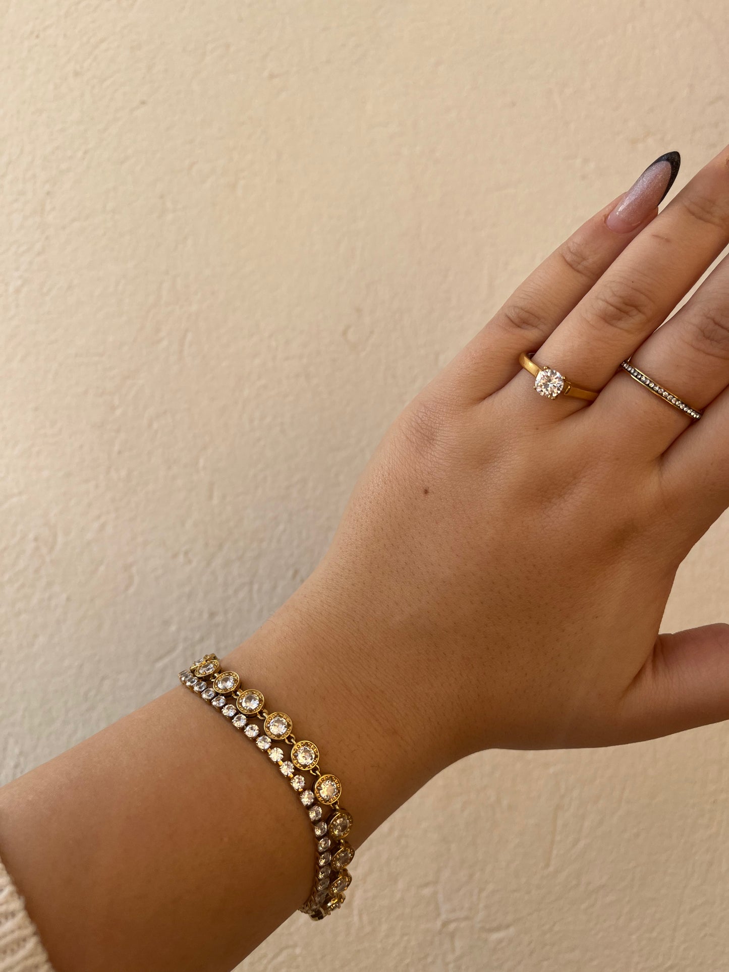 Δαχτυλίδι Ατσάλινο Μονόπετρο 'Eternal'