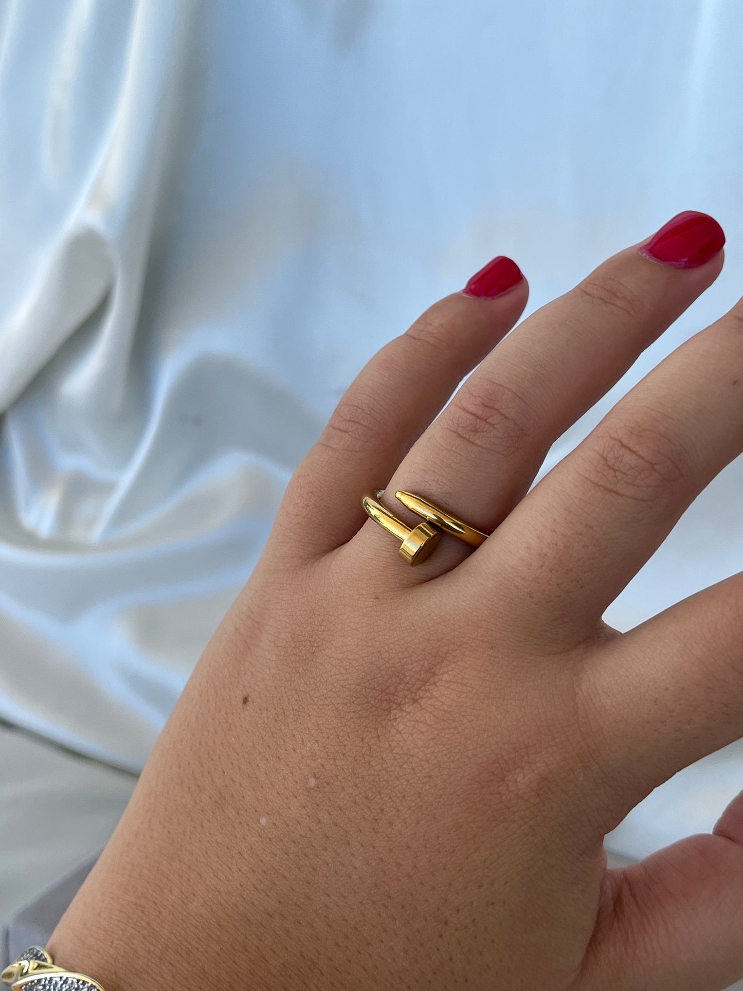 Steel 'Nail' Ring