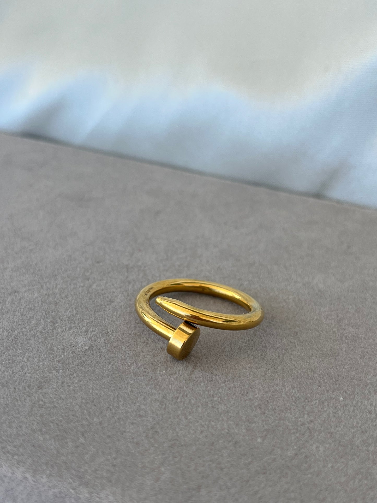Steel 'Nail' Ring
